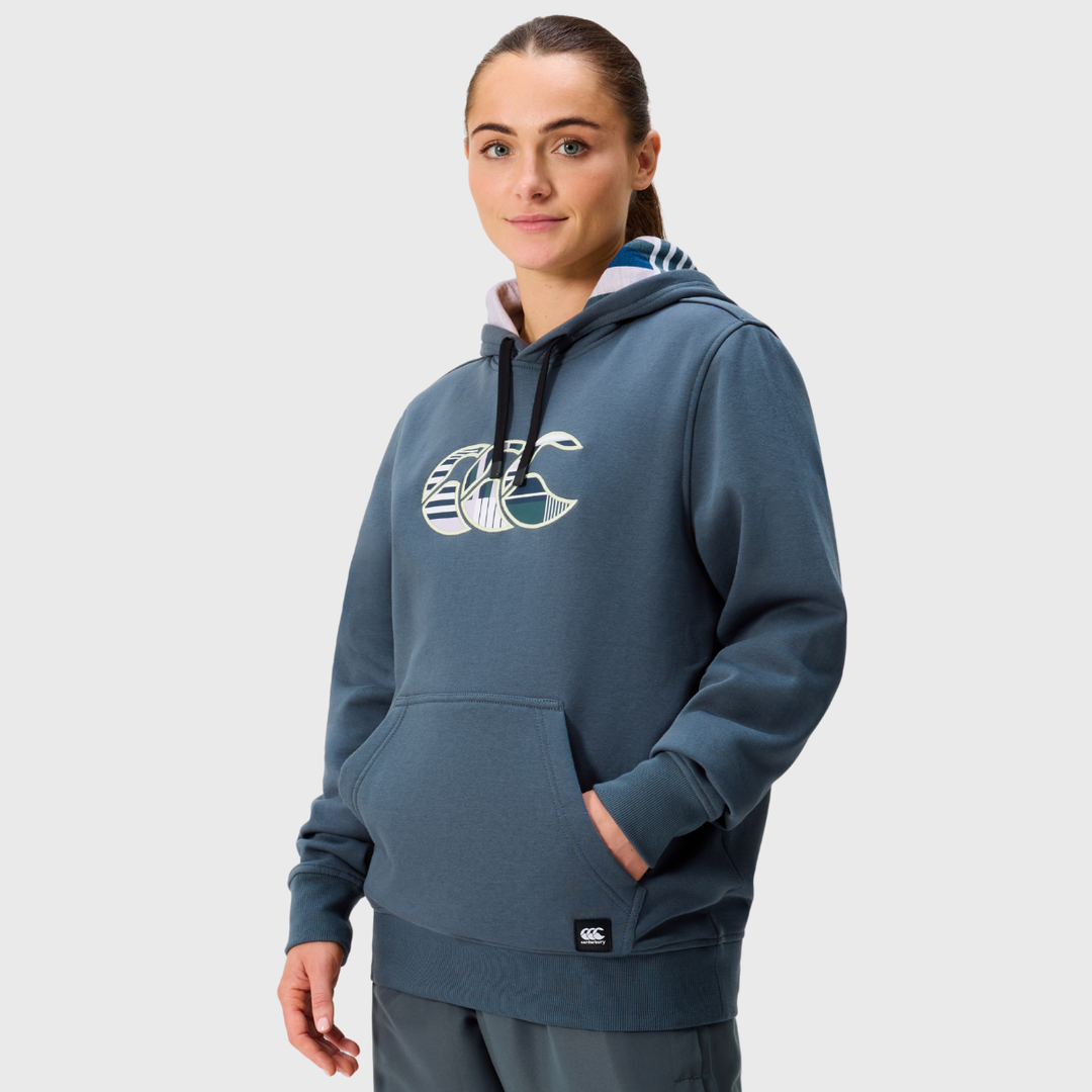 Canterbury Women's Uglies Logo Hoody Dark Slate - Rugbystuff.com