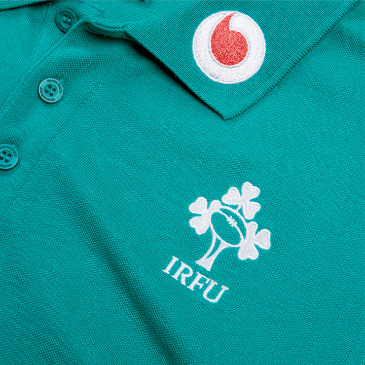 Canterbury Ireland Rugby Team Polo Shirt Green - Rugbystuff.com