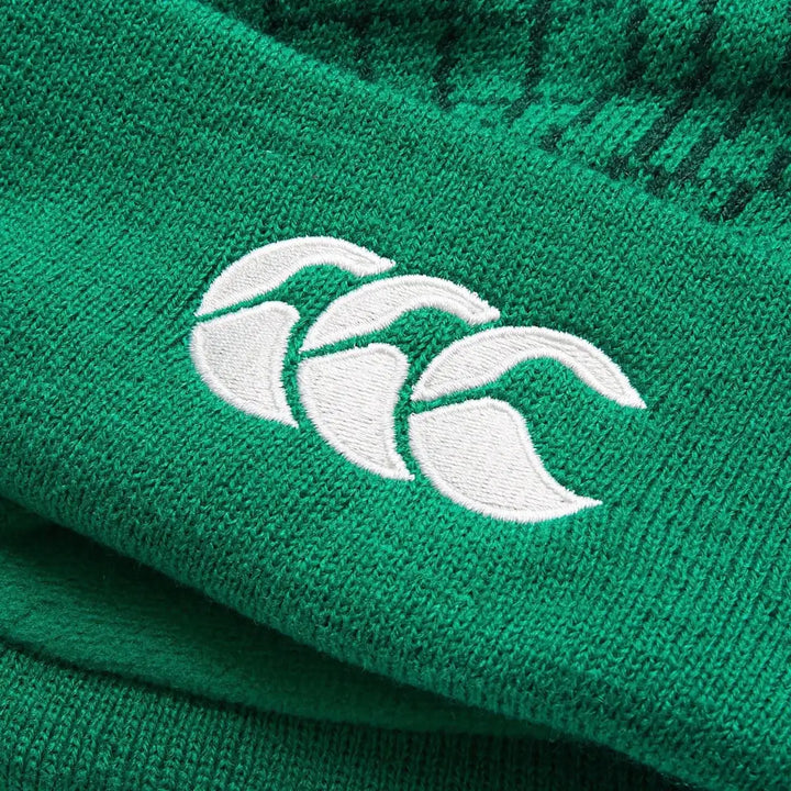 CanterburyIrelandBobbleBeanieHatCadmiumGreen2627_4 - Rugbystuff.com