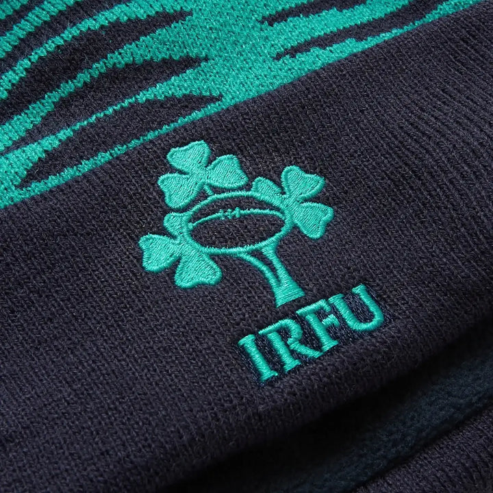 CanterburyIrelandBobbleBeanieHatMoodIndigo2627 - Rugbystuff.com