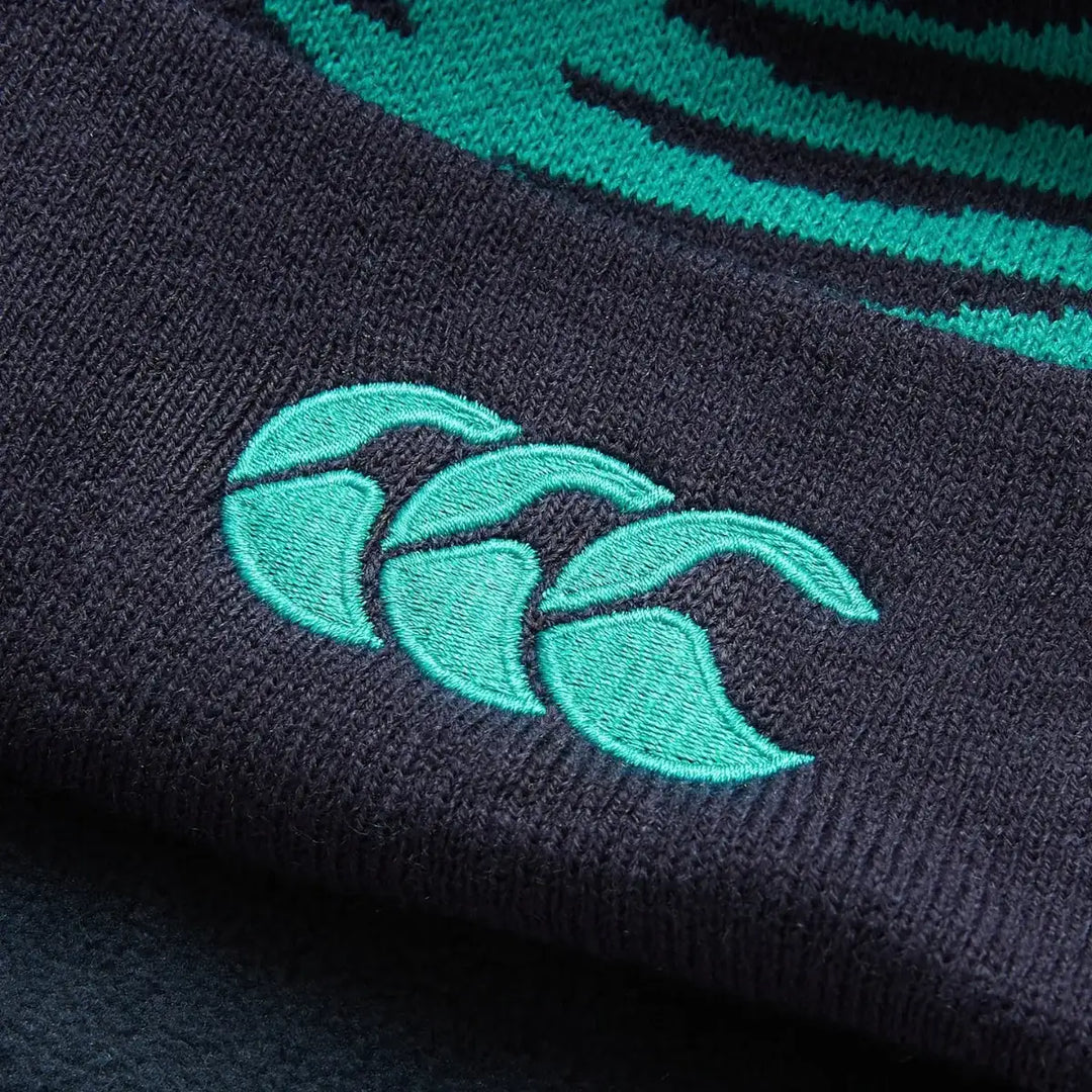 CanterburyIrelandBobbleBeanieHatMoodIndigo2627_1 - Rugbystuff.com