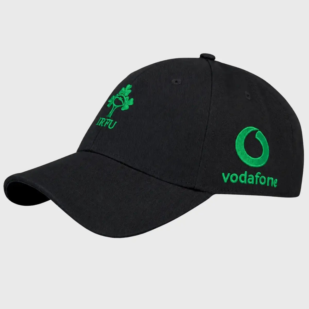 CanterburyIrelandCapBlackCadmiumGreen2627 - Rugbystuff.com
