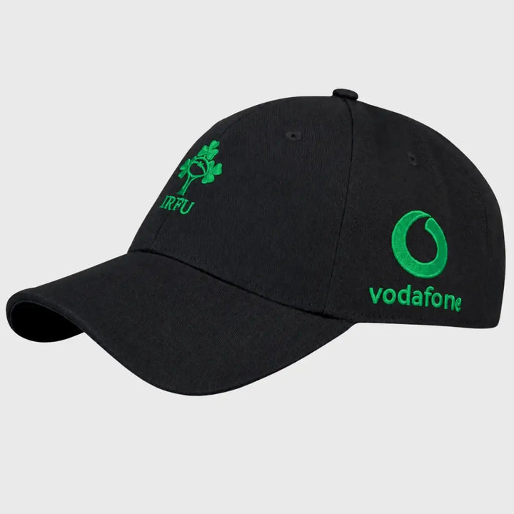 CanterburyIrelandCapBlackCadmiumGreen2627 - Rugbystuff.com