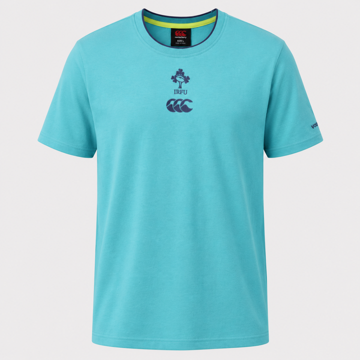Canterbury Ireland Rugby Cotton Tee Vintage Baltic 2026/27