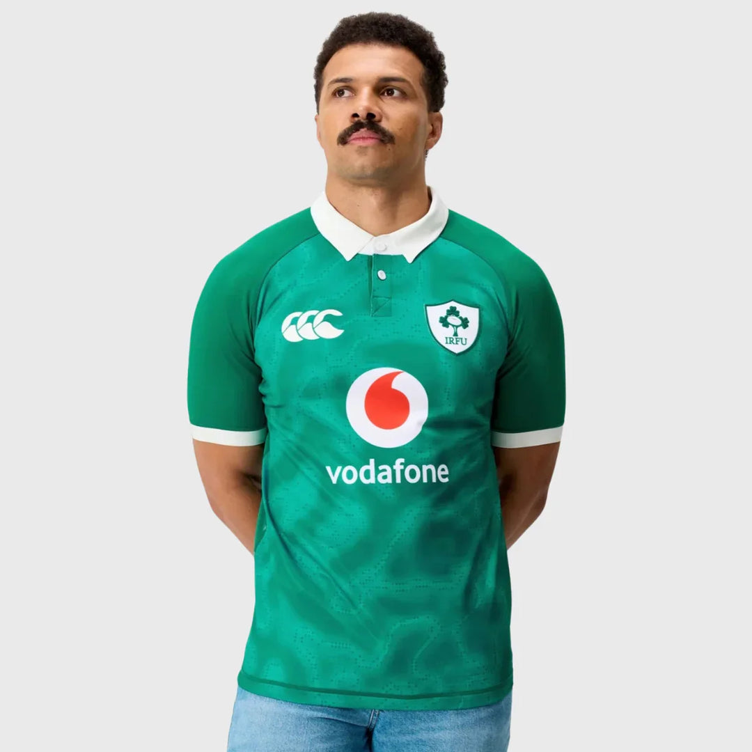 Canterbury Ireland Home Pro Rugby Shirt 2025/26 - Rugbystuff.com