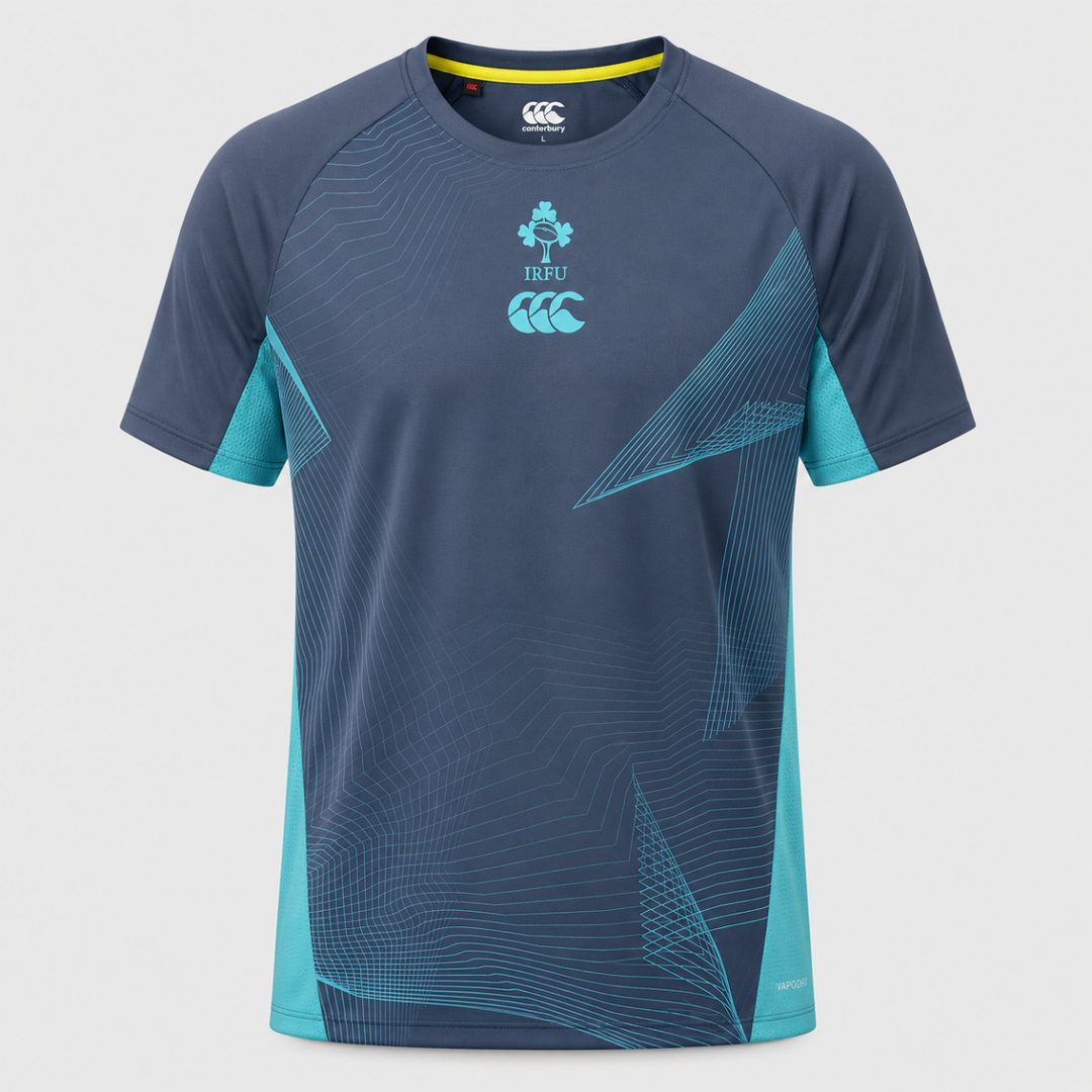 Canterbury Ireland Rugby Kid's Superlight Training Tee Vintage Indigo 2026/27