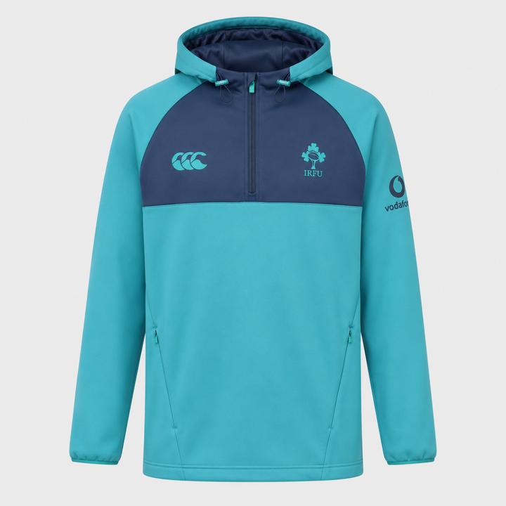 Canterbury Ireland Rugby 1/4 Zip Training Hoody Baltic 2026/27