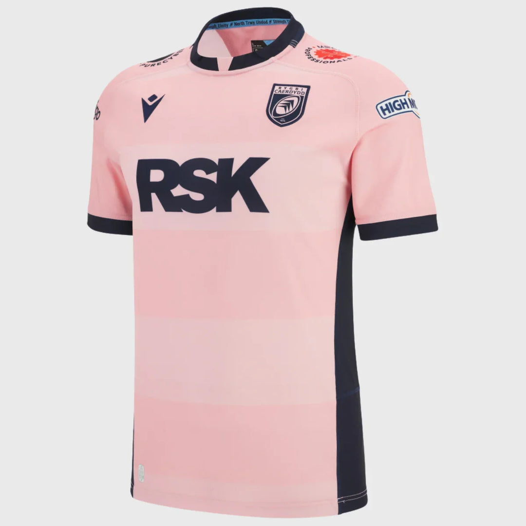 Macron Cardiff Rugby Away Replica Shirt 2025/26 - Rugbystuff.com