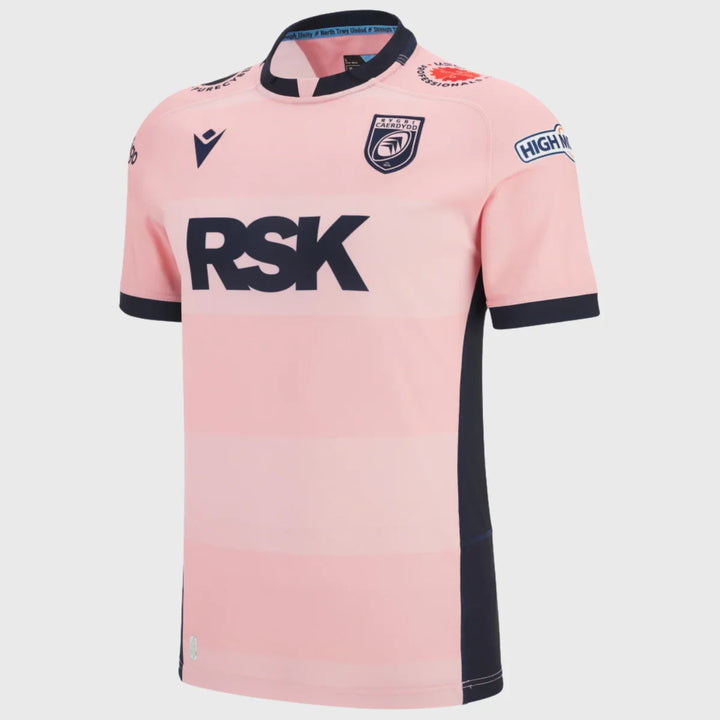 Macron Cardiff Rugby Away Replica Shirt 2025/26 - Rugbystuff.com