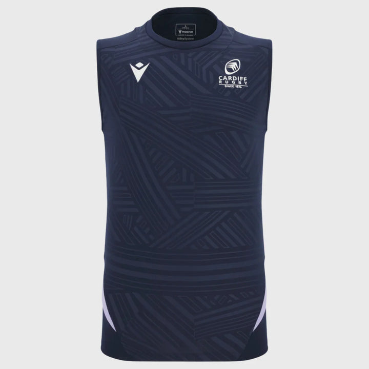 Macron Cardiff Rugby Sleeveless Tee 2025/26 - Rugbystuff.com