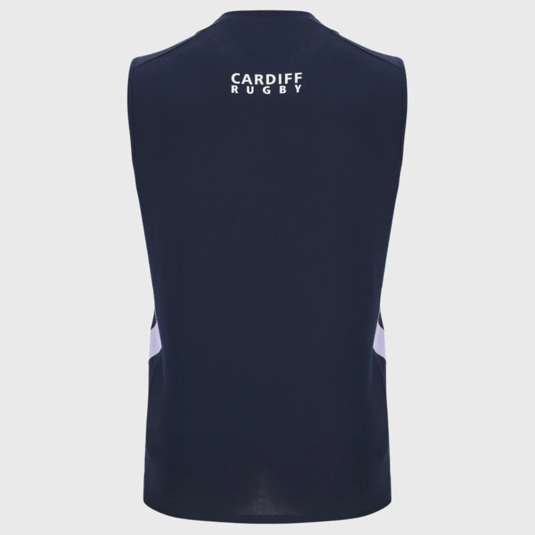 Macron Cardiff Rugby Sleeveless Tee 2025/26 - Rugbystuff.com