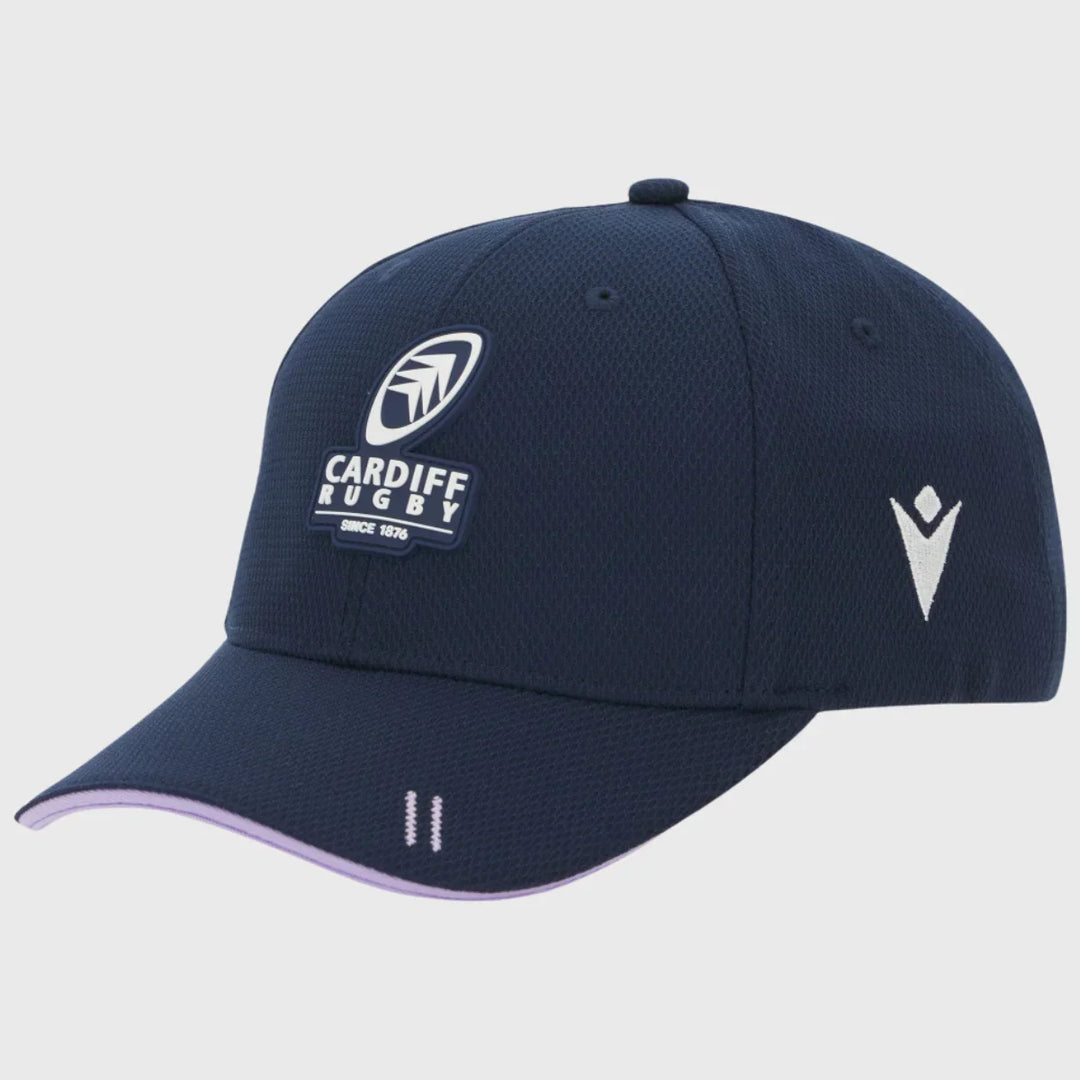 Macron Cardiff Rugby Curved Visor Cap - Rugbystuff.com