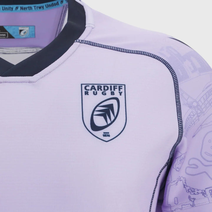 Macron Cardiff Rugby Training Shirt 2025/26 - Rugbystuff.com