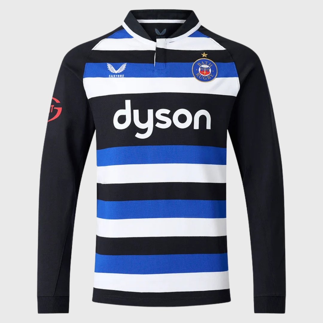 Castore Bath Home Long Sleeve Rugby Shirt 2026/27