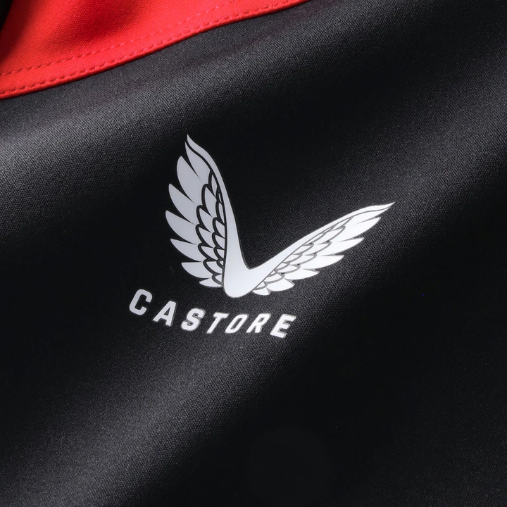 Castore England Rugby Men's Contact Drill Top Black/Persian Red 2026/27