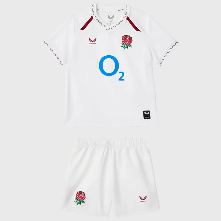 Castore England Infant Home Rugby Kit 2026/27 - Rugbystuff.com
