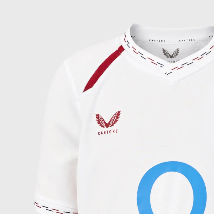 Castore England Kid's Home Replica Rugby Shirt 2026/27 - Rugbystuff.com