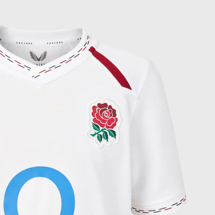 Castore England Kid's Home Replica Rugby Shirt 2026/27 - Rugbystuff.com