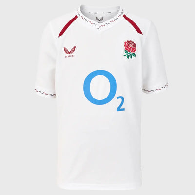Castore England Kid's Home Replica Rugby Shirt 2026/27