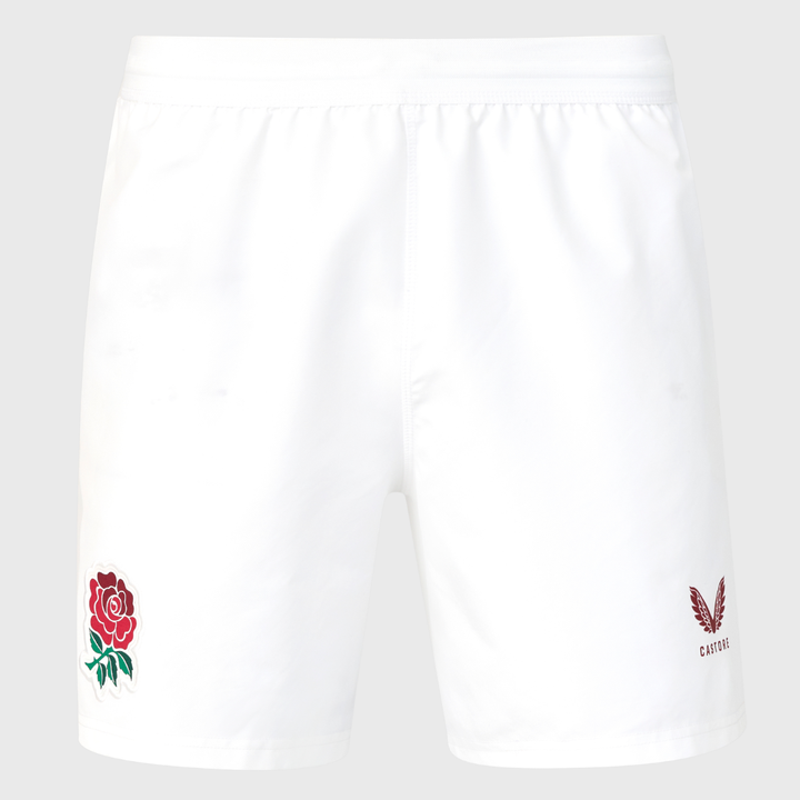 Castore England Men's Home Replica Rugby Shorts 2026/27 - Rugbystuff.com
