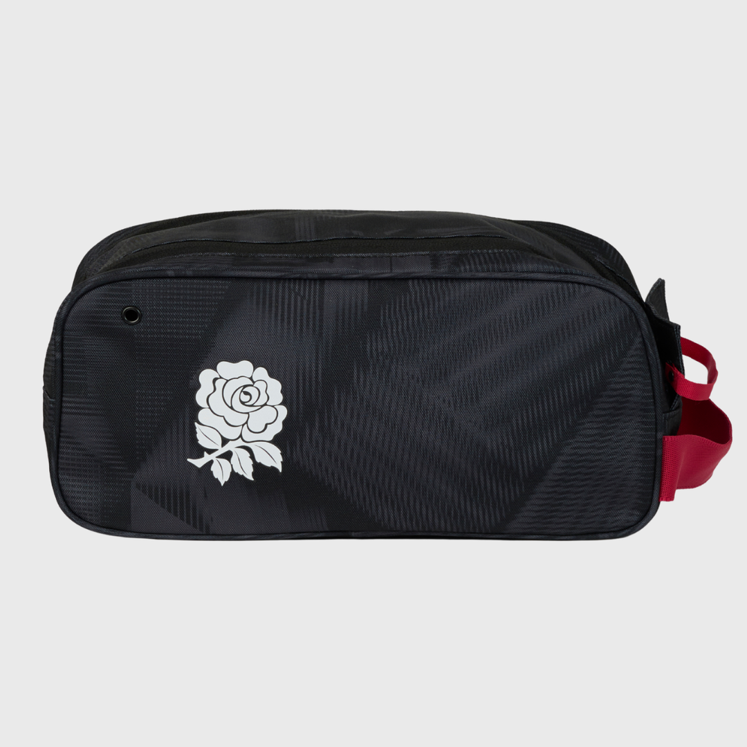 Castore England Rugby Boot Bag Black/Persian Red 2026/27 - Rugbystuff.com