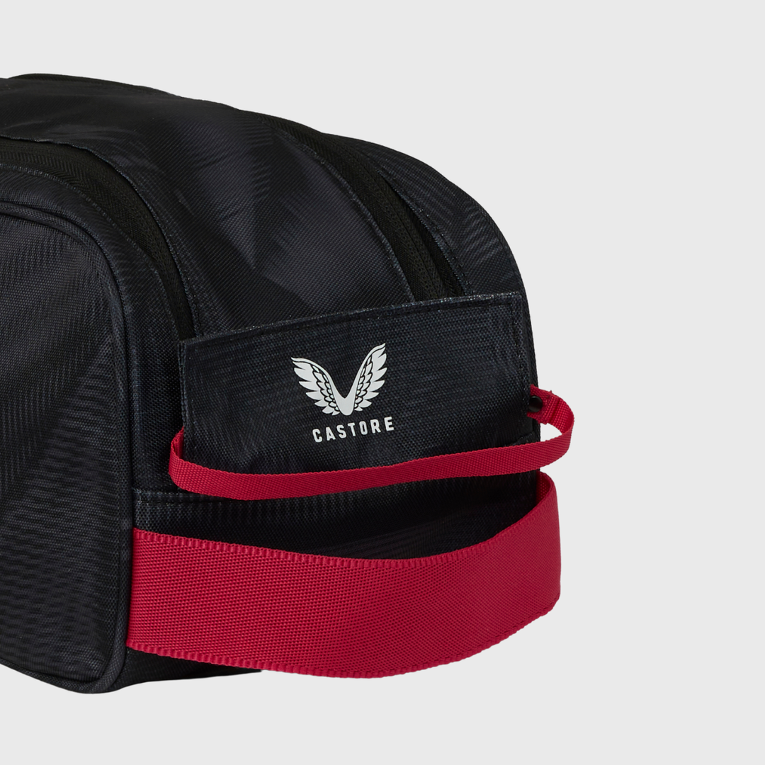 Castore England Rugby Boot Bag Black/Persian Red 2026/27 - Rugbystuff.com