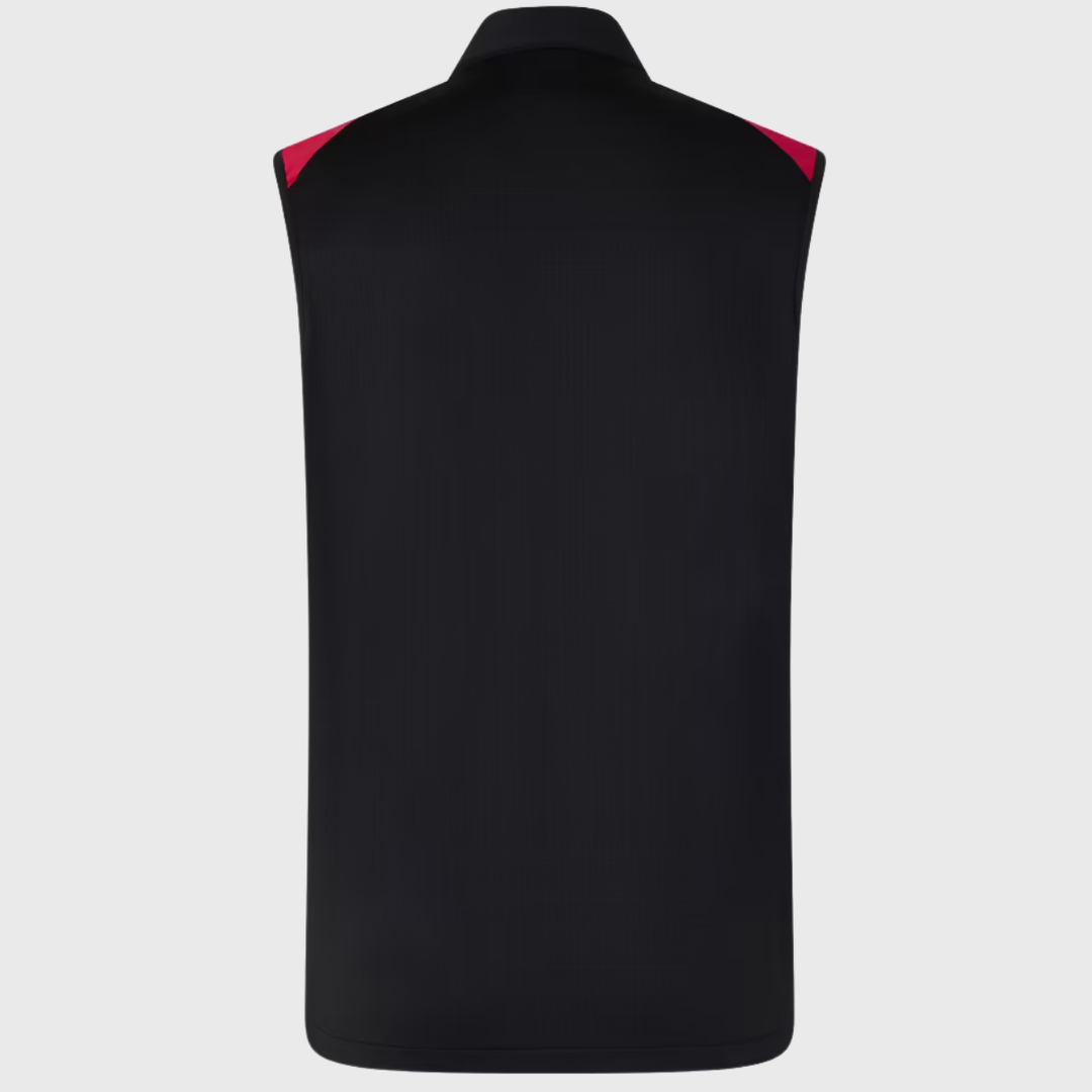 Castore England Rugby Performance Gilet Black/Persian Red 2026/27