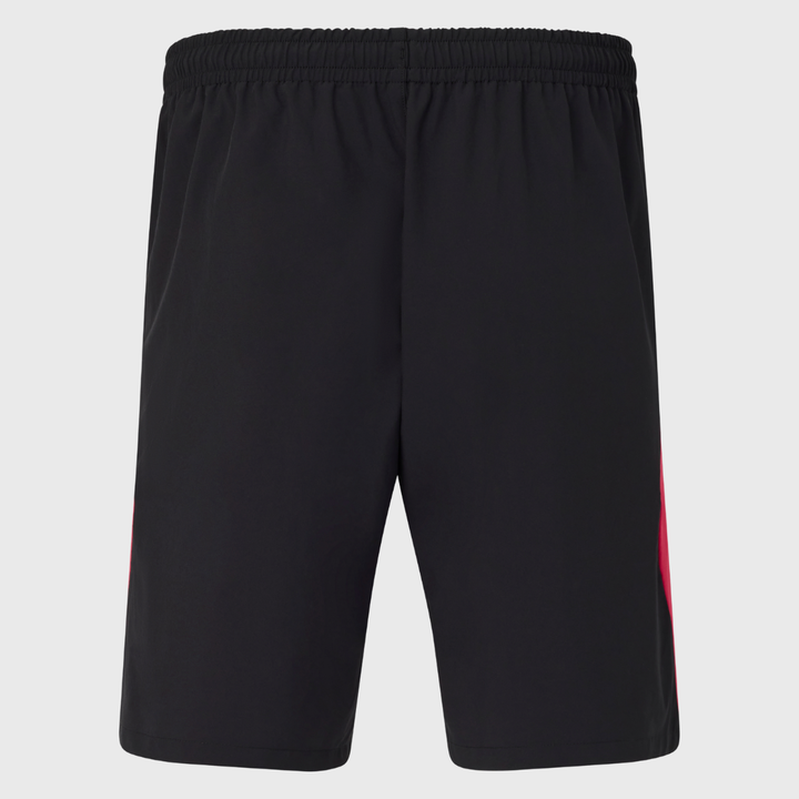 Castore England Rugby Men's Performance Gym Shorts Black/Persian Red 2026/27 - Rugbystuff.com