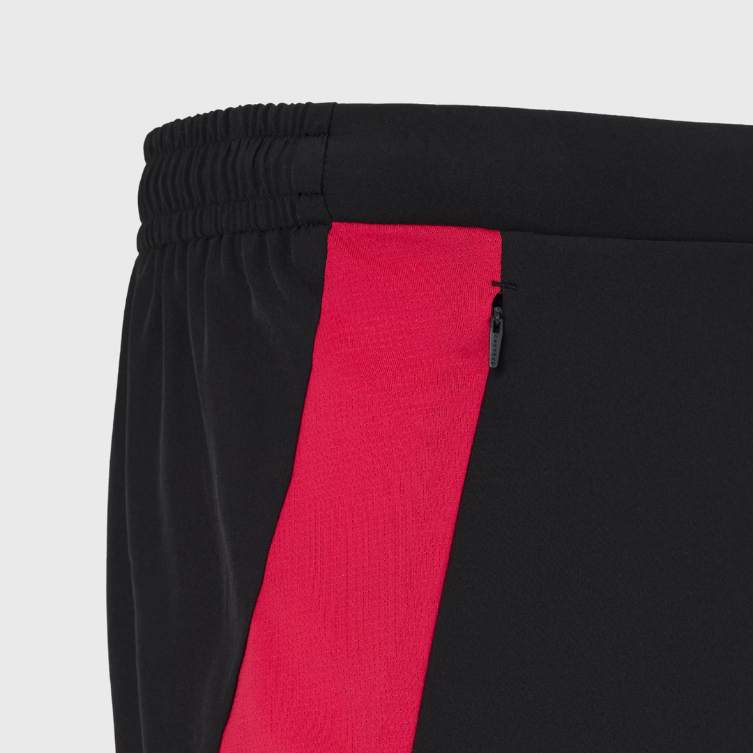 Castore England Rugby Men's Performance Gym Shorts Black/Persian Red 2026/27 - Rugbystuff.com
