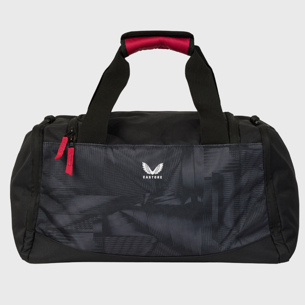 Castore England Rugby Holdall Black/Persian Red 2026/27 - Rugbystuff.com