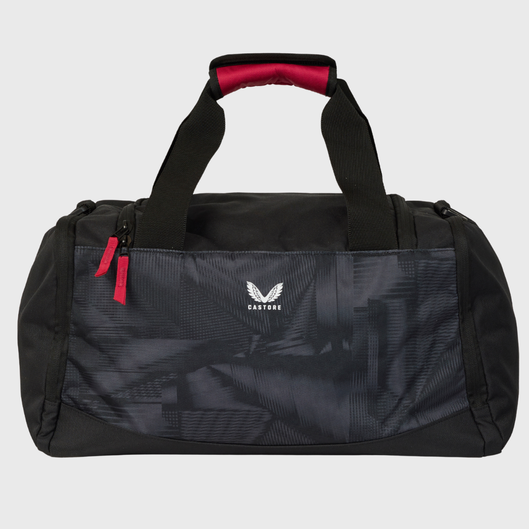 Castore England Rugby Holdall Black/Persian Red 2026/27 - Rugbystuff.com