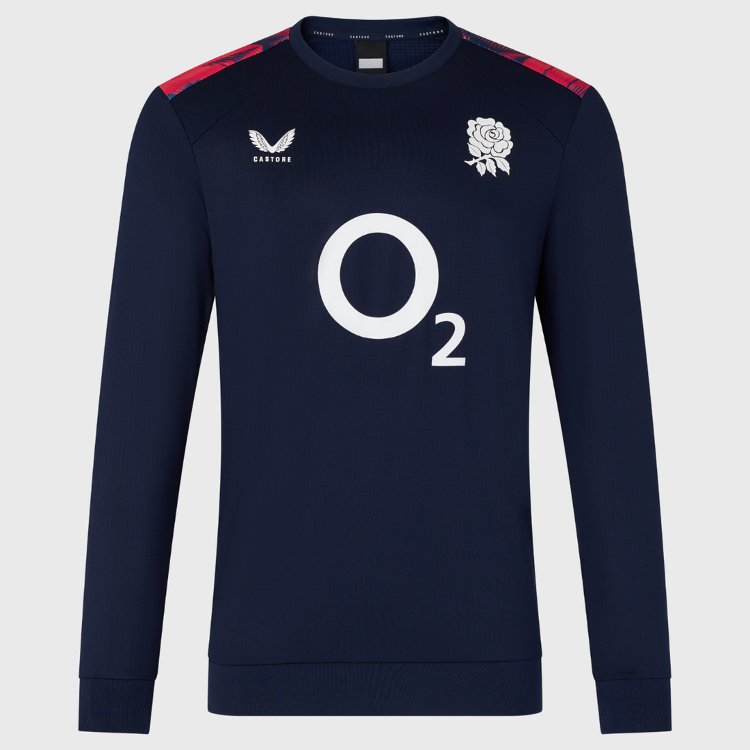 Castore England Rugby Men's Pre-Match Drill Top 2026/27 - Rugbystuff.com