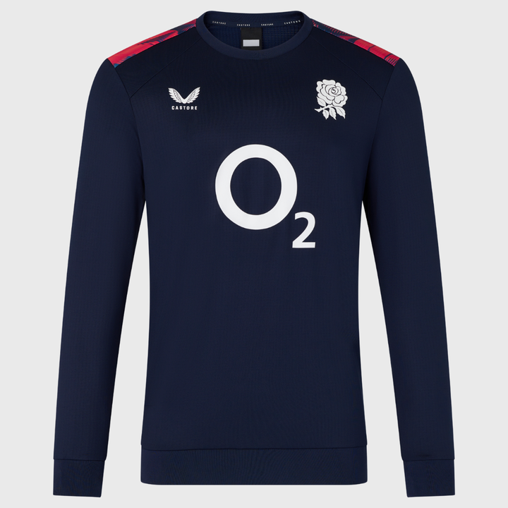Castore England Rugby Men's Pre-Match Drill Top 2026/27 - Rugbystuff.com