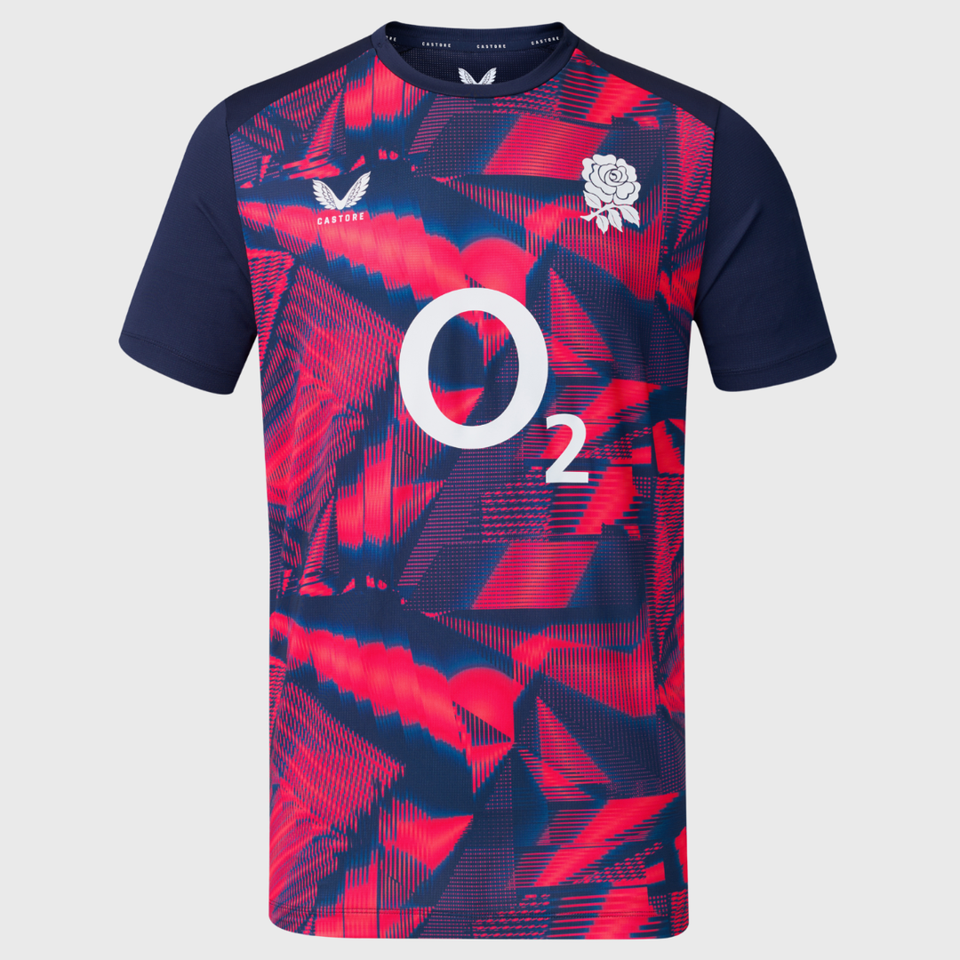 Castore England Rugby Men's Pre-Match Tee 2026/27 - Rugbystuff.com