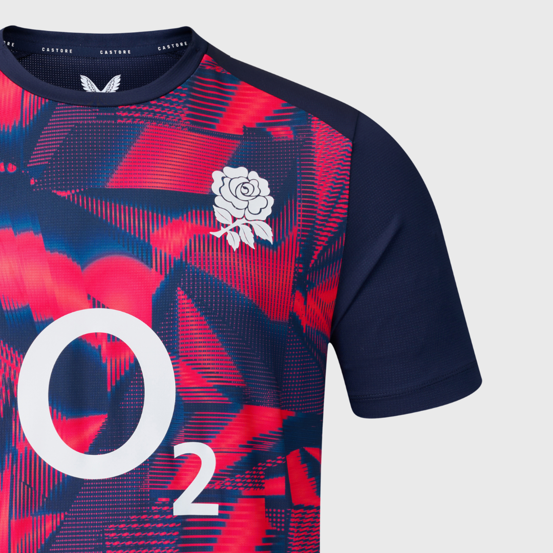 Castore England Rugby Men's Pre-Match Tee 2026/27 - Rugbystuff.com