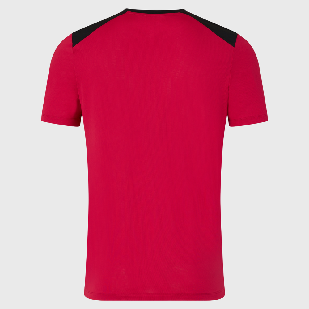 Castore England Rugby Men's Performance Tee Persian Red/Black 2026/27 - Rugbystuff.com