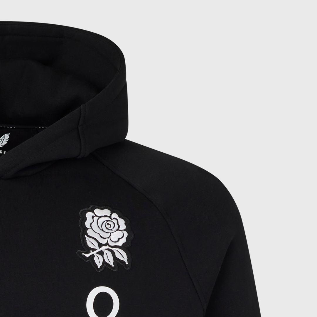 Castore England Rugby Men's Off Pitch Fleece Hoody 2026/27 - Rugbystuff.com