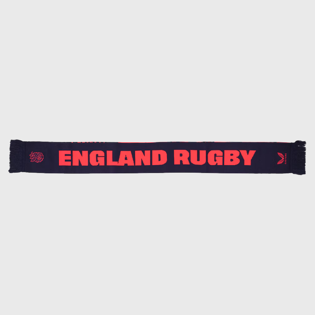 Castore England Rugby Scarf Rhodonite Blue/Diva Pink 2026/27
