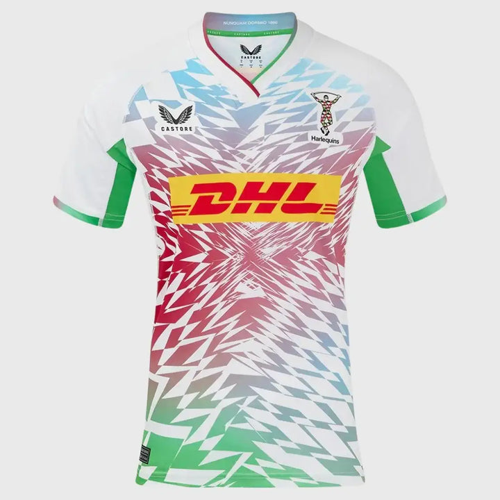 Castore Harlequins Kid's Away Replica Rugby Shirt 2024/25 - Rugbystuff.com