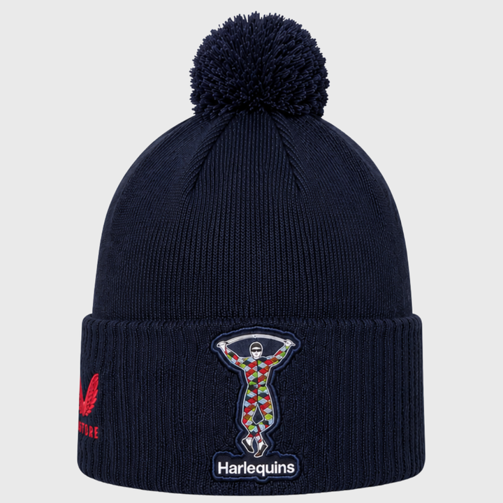 Castore Harlequins Bobble Beanie Hat 2026/27