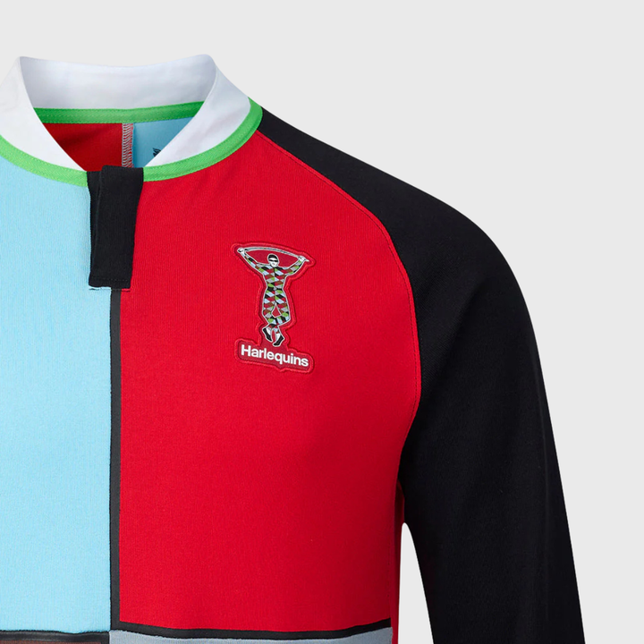 Castore Harlequins Home Classic Long Sleeve Rugby Shirt 2026/27