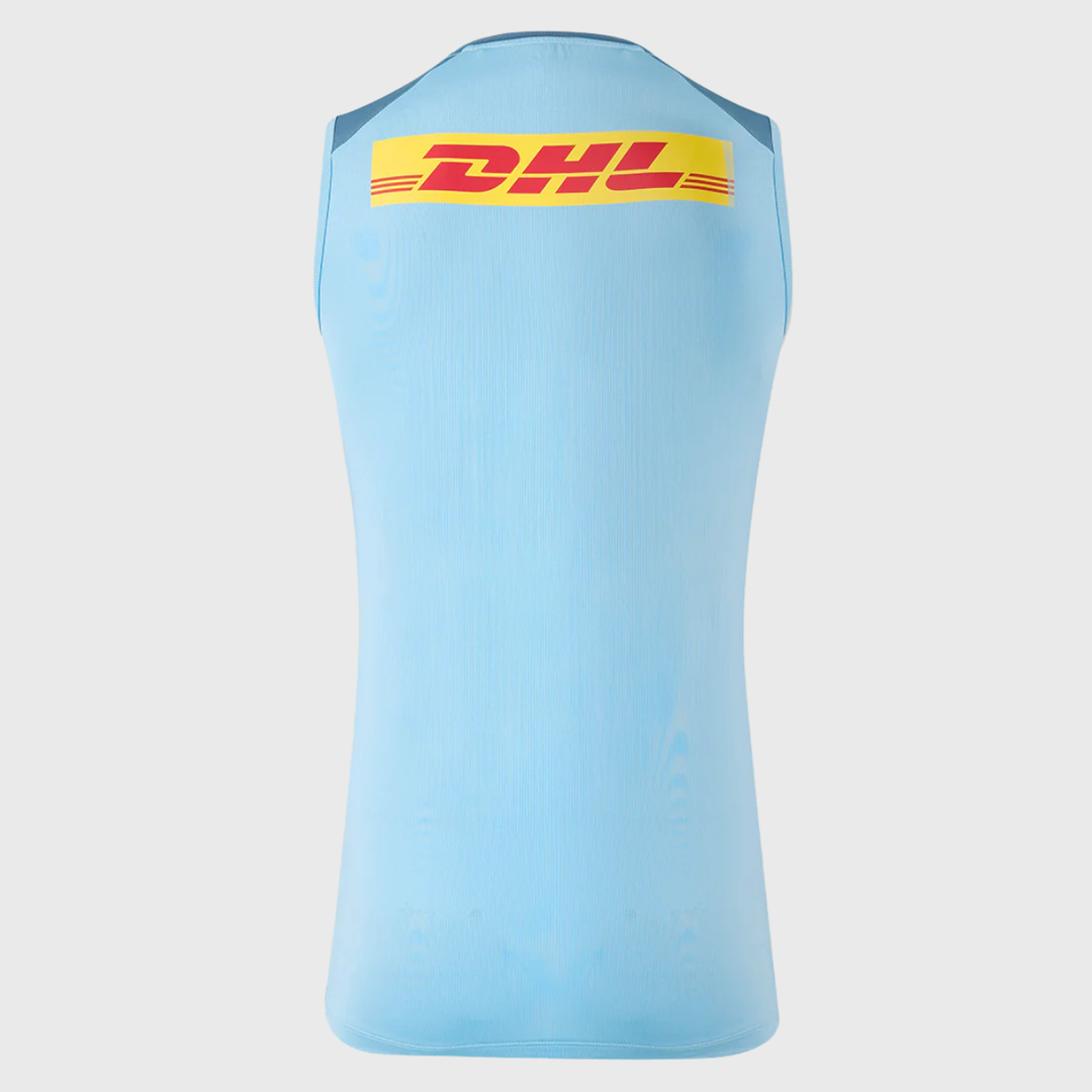 Castore Harlequins Performance Sleeveless Tee Glacier Lake Blue 2026/27