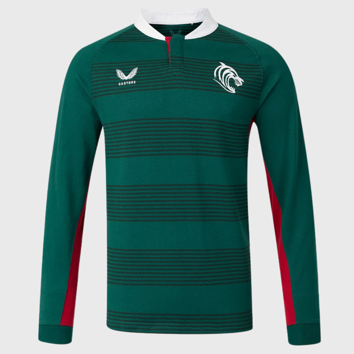 Castore Leicester Tigers Home Classic Long Sleeve Rugby Shirt 2026/27