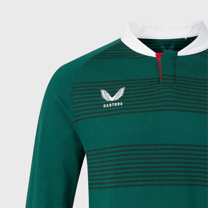 Castore Leicester Tigers Home Classic Long Sleeve Rugby Shirt 2026/27