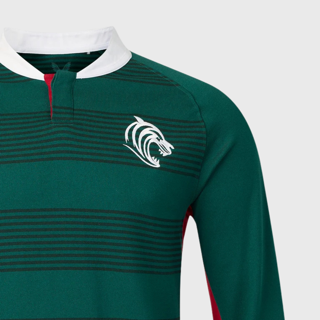 Castore Leicester Tigers Home Classic Long Sleeve Rugby Shirt 2026/27