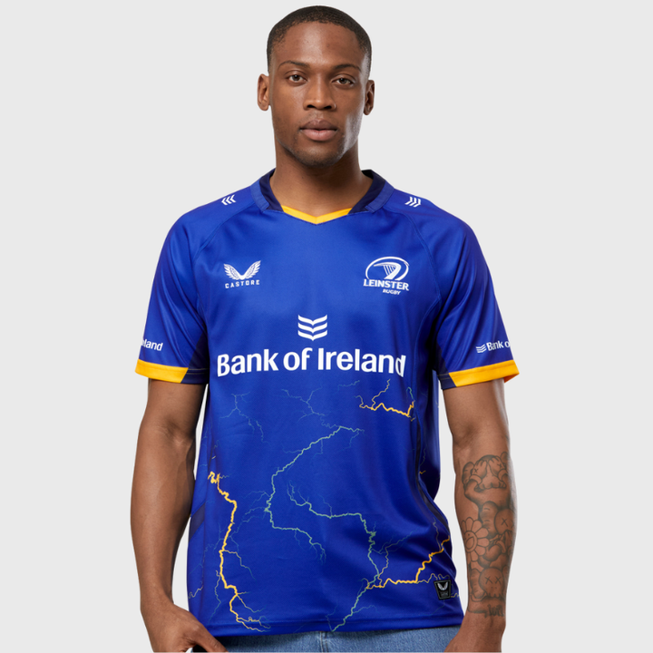 Castore Leinster Men's Home Replica Rugby Shirt 2025/26