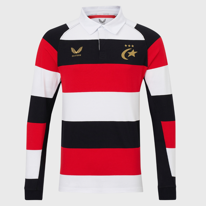 Castore Saracens 150th Anniversary Long Sleeve Rugby Shirt