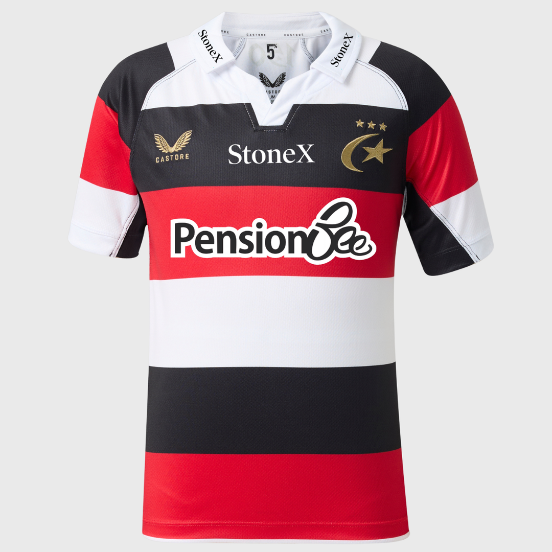 Castore Saracens 150th Anniversary Replica Rugby Shirt