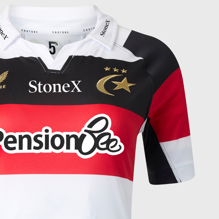 Castore Saracens 150th Anniversary Replica Rugby Shirt