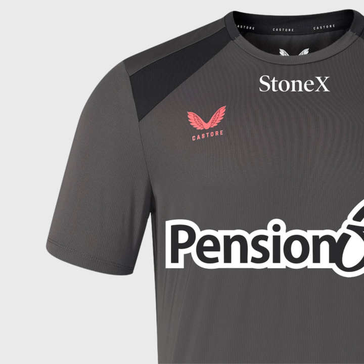 Castore Saracens Performance Tee Gunmetal 2026/27